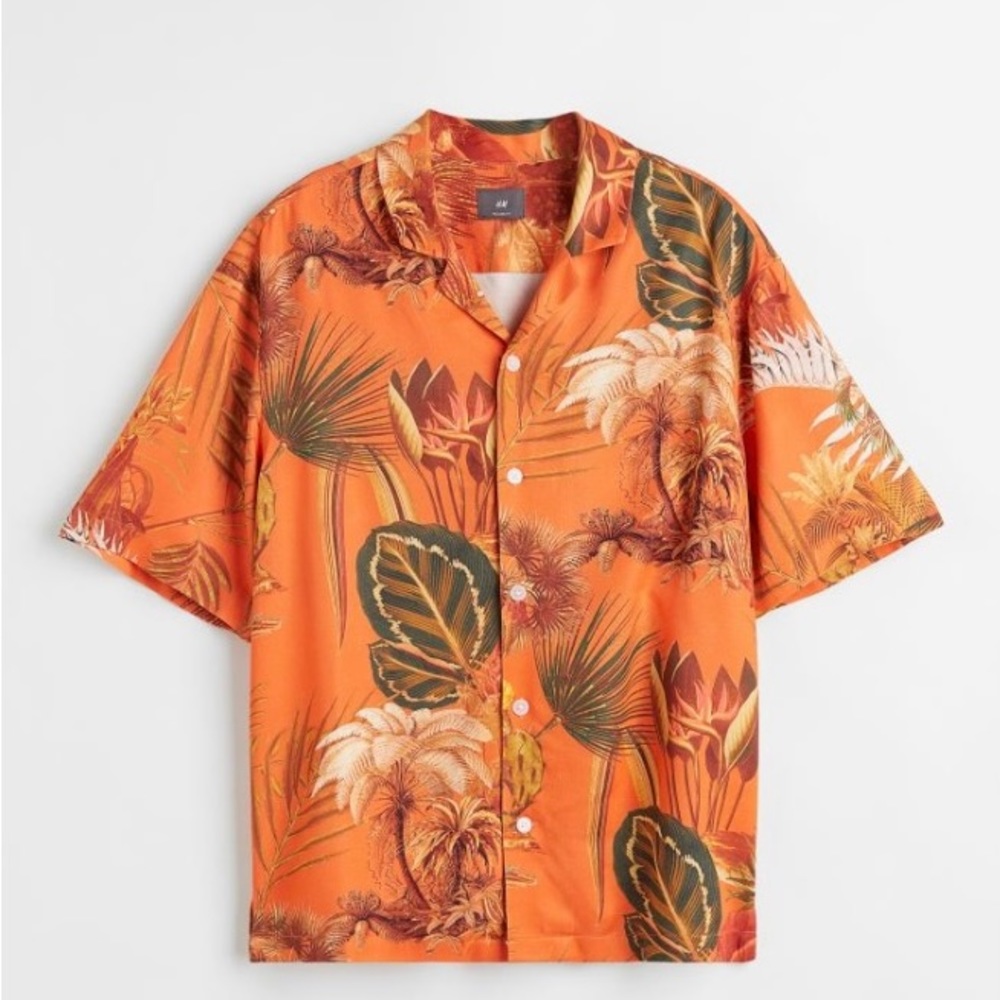 Relaxed fit resort shirt - Hawaiian shirt